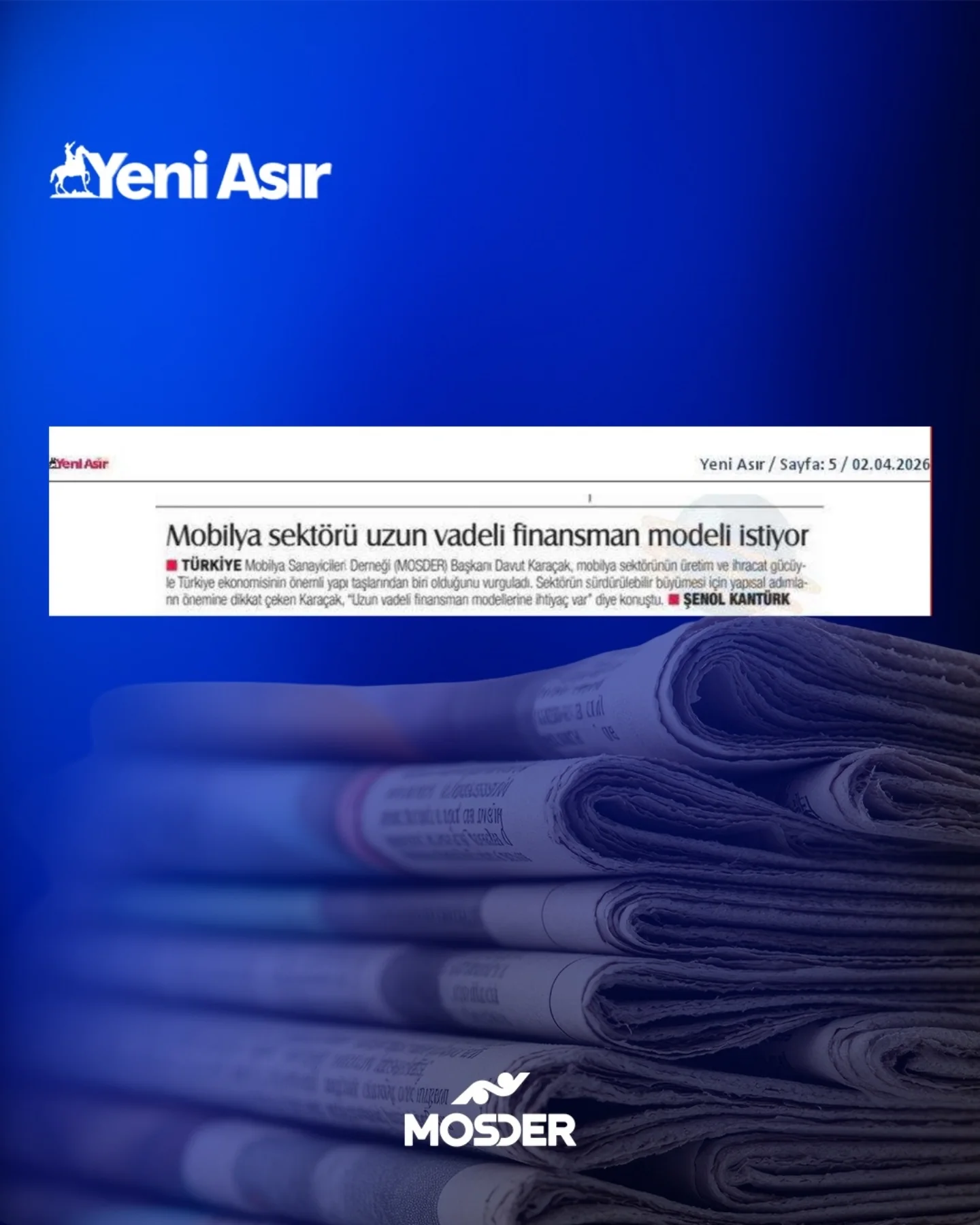 Mobilya Sektörü Uzun Vadeli Finansman Modeli İstiyor 