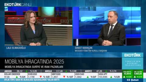 MOSDER Başkanı Sn. Davut KARAÇAK Ekotürk Canlı Yayınınına Katıldı