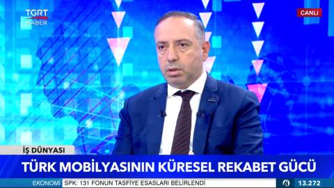 MOSDER Başkanı Sn. Davut KARAÇAK TGRT Haber İş Dünyası Program Konuğu Oldu