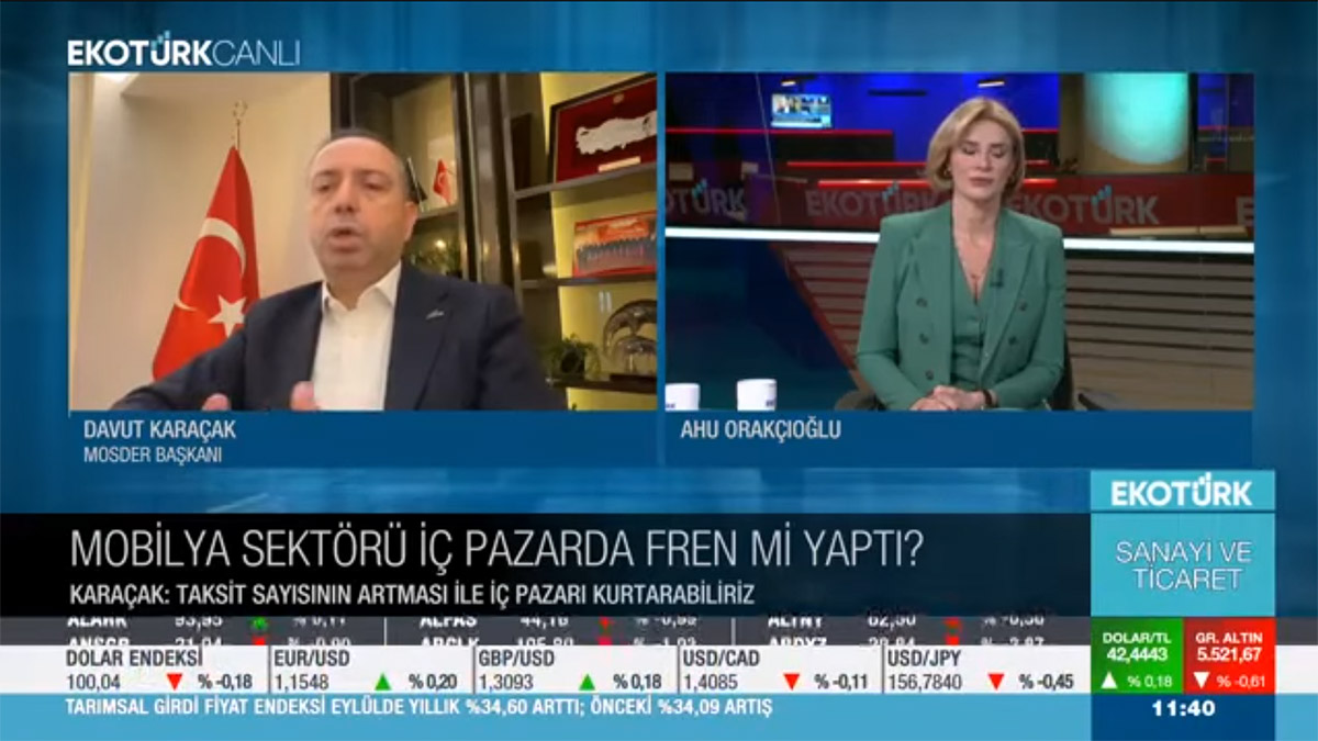 MOSDER Başkanı Sn. Davut KARAÇAK Ekotürk Canlı Yayınında